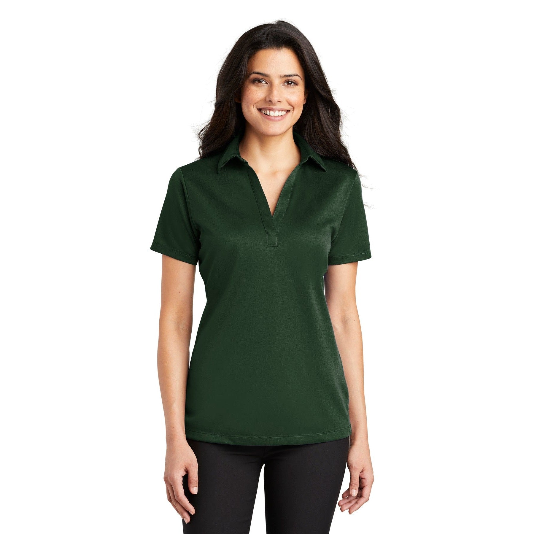 Port Authority-Port Authority® Women's Silk Touch™ Performance Polo. L540-MedTech-5
